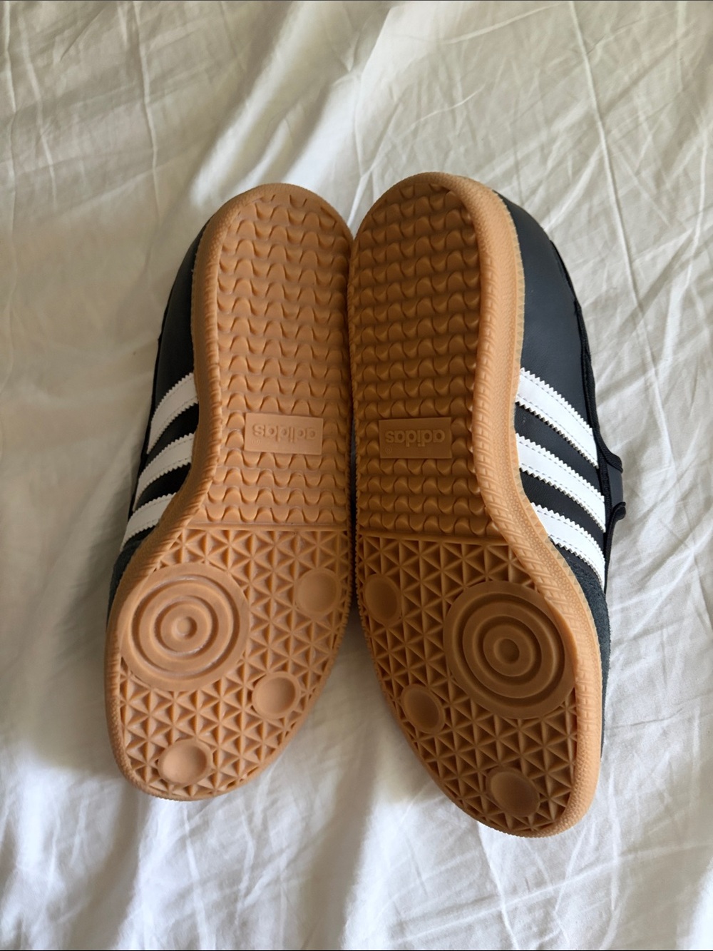 adidas Black Mary Jane Sneakers with White Stripes - Picture 7 of 7